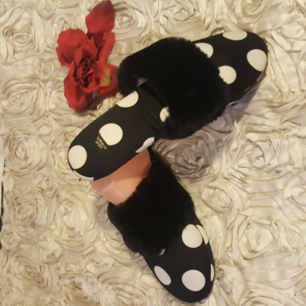 Victoria's Secret Womens Slippers Shoes Sz Large